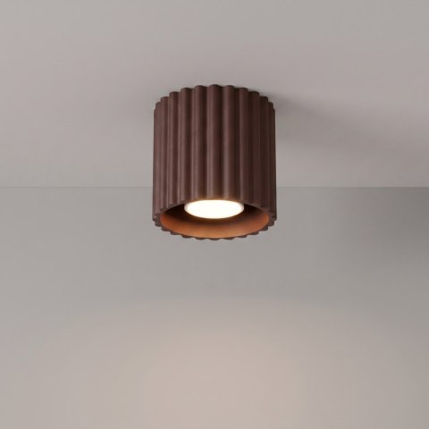 Sollux Lighting Plafon AURA 1 brązowy GU10