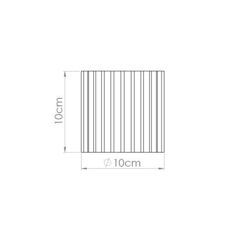 Sollux Lighting Plafon AURA 1 czerwony GU10