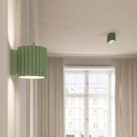 Sollux Lighting Plafon AURA 1 szałwiowy Gx53