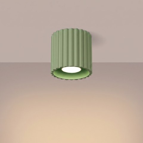 Sollux Lighting Plafon AURA 1 szałwiowy GU10