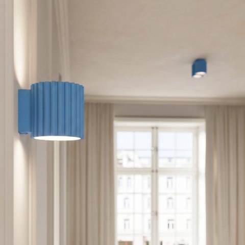 Sollux Lighting Plafon AURA 2 błękitny GU10