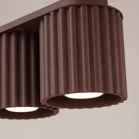 Sollux Lighting Plafon AURA 2 brązowy GU10