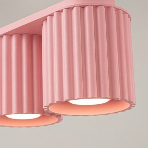 Sollux Lighting Plafon AURA 2 różowy GU10