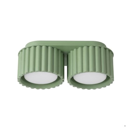 Sollux Lighting Plafon AURA 2 szałwiowy Gx53