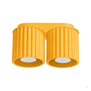 Sollux Lighting Plafon AURA 2 żółty GU10