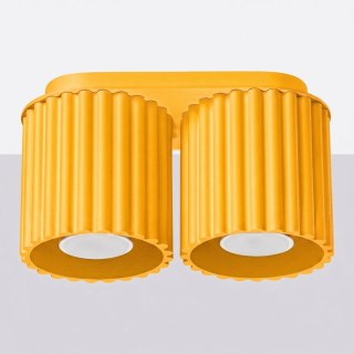 Sollux Lighting Plafon AURA 2 żółty GU10