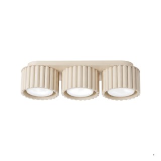 Sollux Lighting Plafon AURA 3 beżowy Gx53