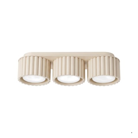 Sollux Lighting Plafon AURA 3 beżowy Gx53