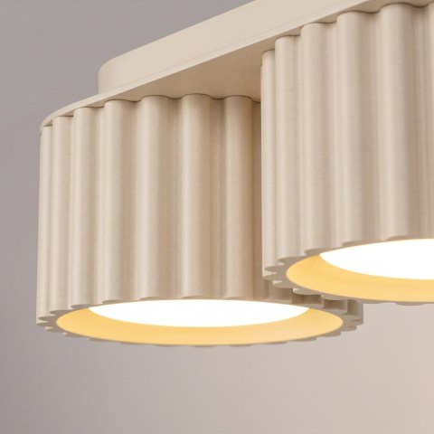 Sollux Lighting Plafon AURA 3 beżowy Gx53