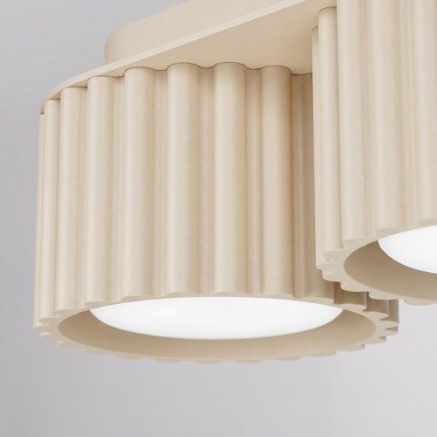 Sollux Lighting Plafon AURA 3 beżowy Gx53