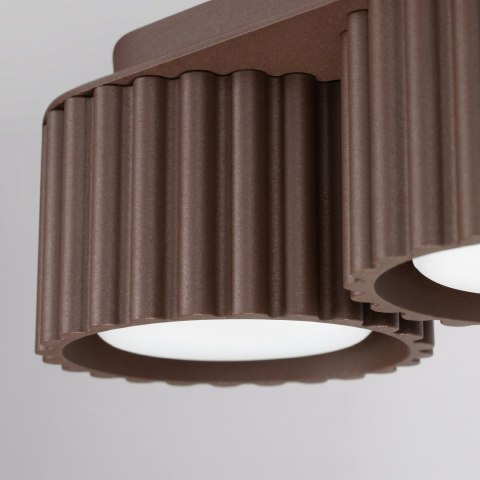 Sollux Lighting Plafon AURA 3 brązowy Gx53
