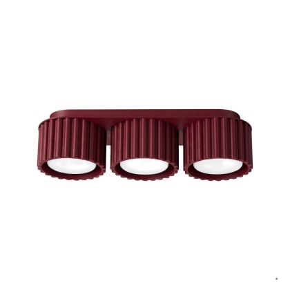 Sollux Lighting Plafon AURA 3 burgund Gx53