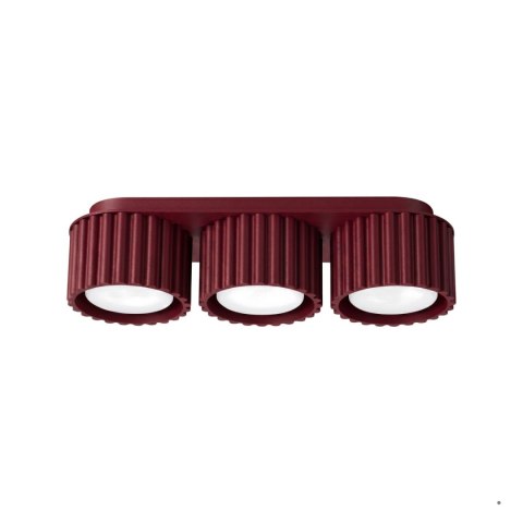 Sollux Lighting Plafon AURA 3 burgund Gx53