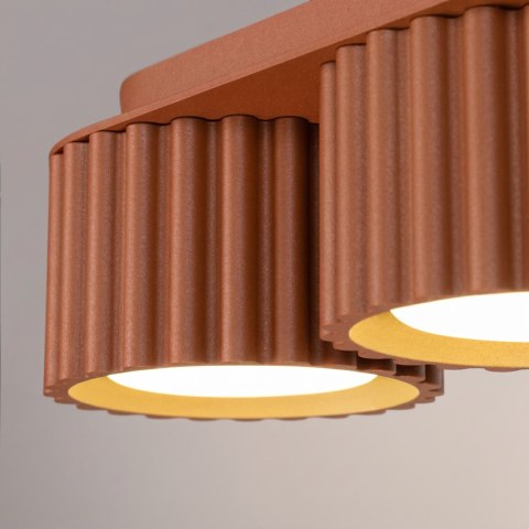 Sollux Lighting Plafon AURA 3 ochra czerwona Gx53