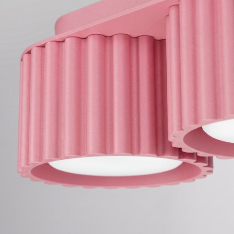 Sollux Lighting Plafon AURA 3 różowy Gx53