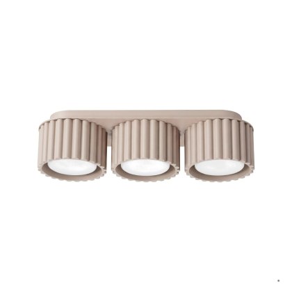 Sollux Lighting Plafon AURA 3 taupe Gx53