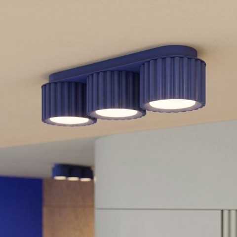 Sollux Lighting Plafon AURA 3 ultramaryna Gx53