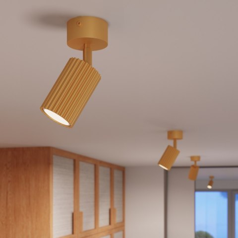 Sollux Lighting Plafon KARBON 1 złoty