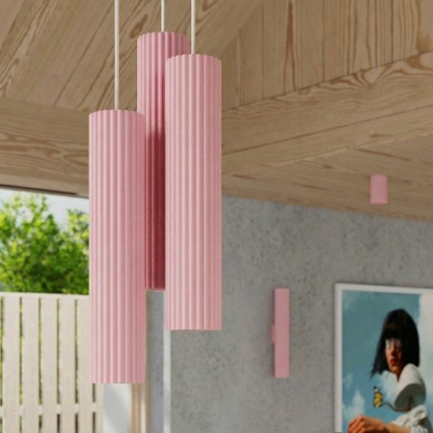 Sollux Lighting Kinkiet KARBON 20 różowy