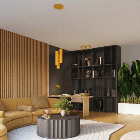 Sollux Lighting Kinkiet KARBON 20 żółty