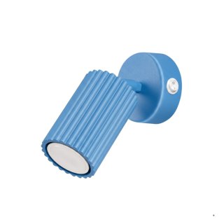 Sollux Lighting Kinkiet KARBON błękitny z włącznikiem