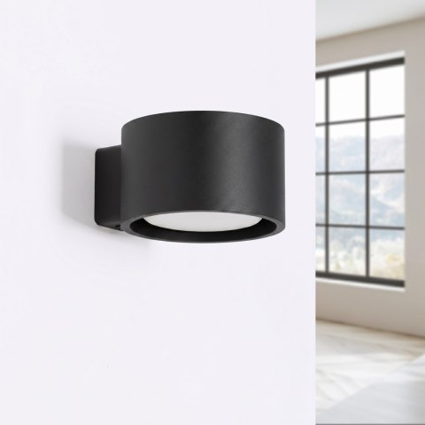 Sollux Lighting Kinkiet MODO 1 czarny Gx53