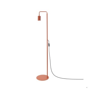 Sollux Lighting Lampa podłogowa KARBON 1 ochra czerwona