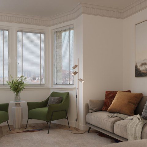 Sollux Lighting Lampa podłogowa KARBON 3 taupe