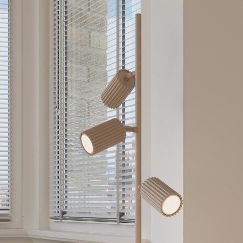 Sollux Lighting Lampa podłogowa KARBON 3 taupe