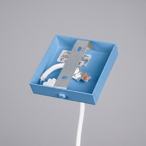 Sollux Lighting Lampa wisząca KARBON 1 błękitna
