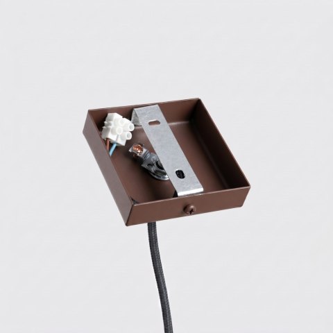Sollux Lighting Lampa wisząca KARBON 1 brązowa