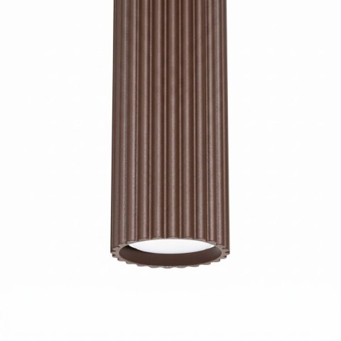 Sollux Lighting Lampa wisząca KARBON 1 brązowa