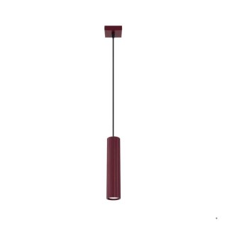 Sollux Lighting Lampa wisząca KARBON 1 burgund