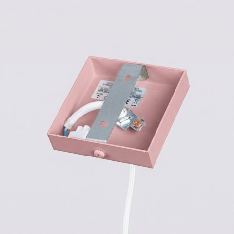 Sollux Lighting Lampa wisząca KARBON 1 różowa