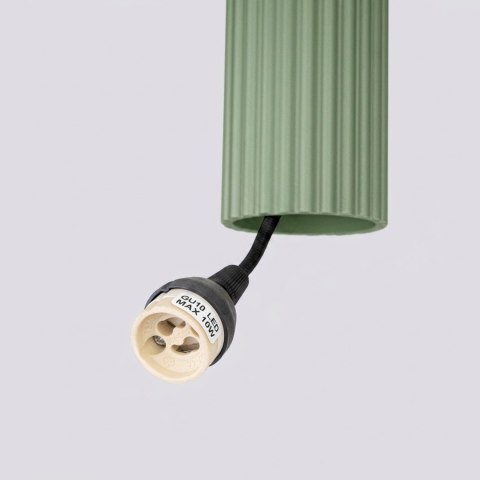 Sollux Lighting Lampa wisząca KARBON 1 szałwiowa