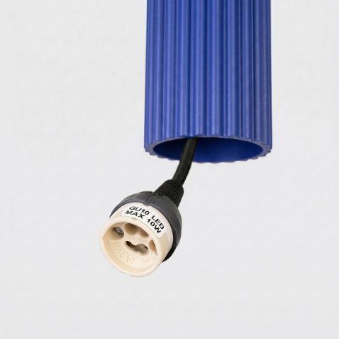 Sollux Lighting Lampa wisząca KARBON 1 ultramaryna