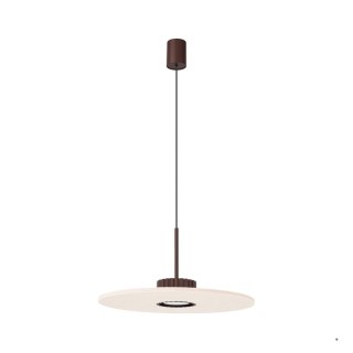 Sollux Lighting Lampa wisząca OVO 1 brązowa/beżowa filc Gx53