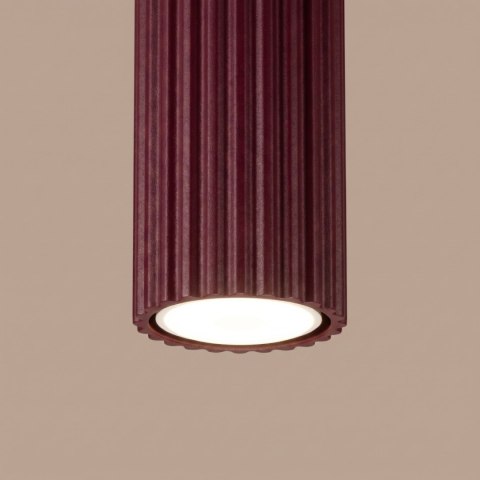 Sollux Lighting Plafon KARBON 10 burgund