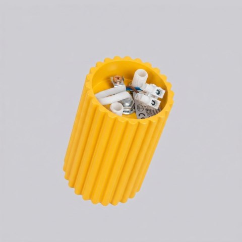Sollux Lighting Plafon KARBON 10 żółty