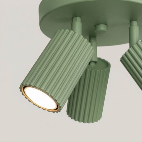 Sollux Lighting Plafon KARBON 3P szałwiowy