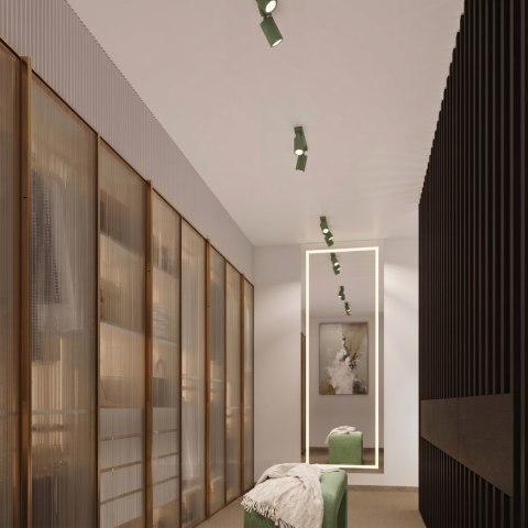 Sollux Lighting Plafon KARBON 3P szałwiowy