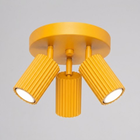 Sollux Lighting Plafon KARBON 3P żółty