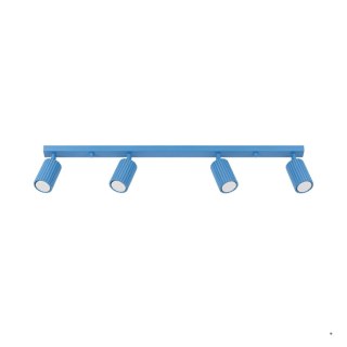 Sollux Lighting Plafon KARBON 4L błękitny