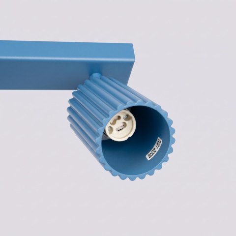 Sollux Lighting Plafon KARBON 4L błękitny