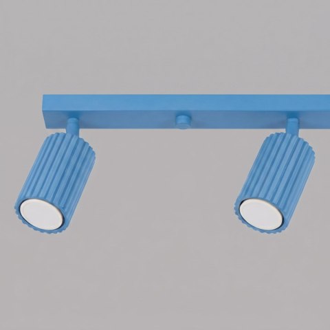 Sollux Lighting Plafon KARBON 4L błękitny