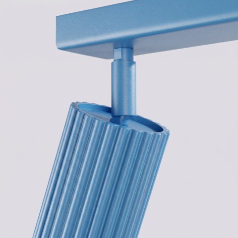 Sollux Lighting Plafon KARBON 4L błękitny