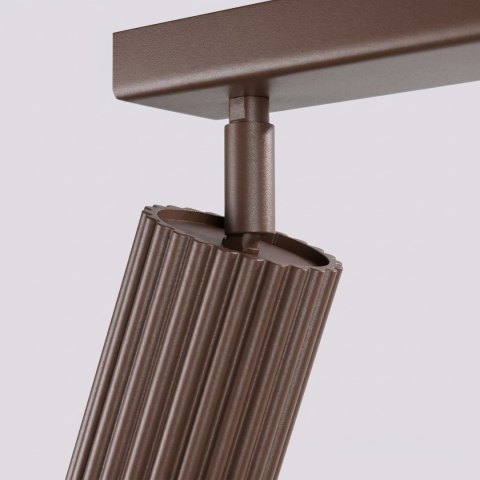 Sollux Lighting Plafon KARBON 4L brązowy
