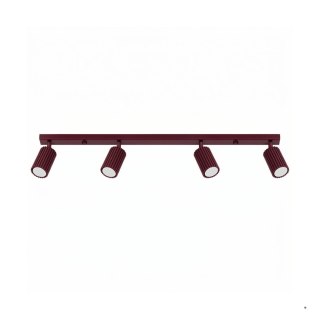Sollux Lighting Plafon KARBON 4L burgund