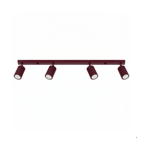 Sollux Lighting Plafon KARBON 4L burgund