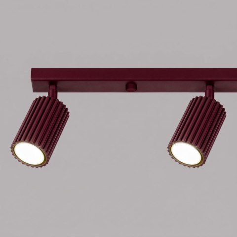 Sollux Lighting Plafon KARBON 4L burgund